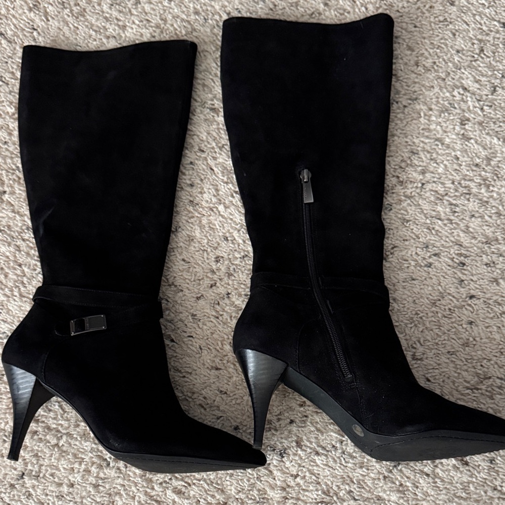 Vince Camuto Black Heeled Boots